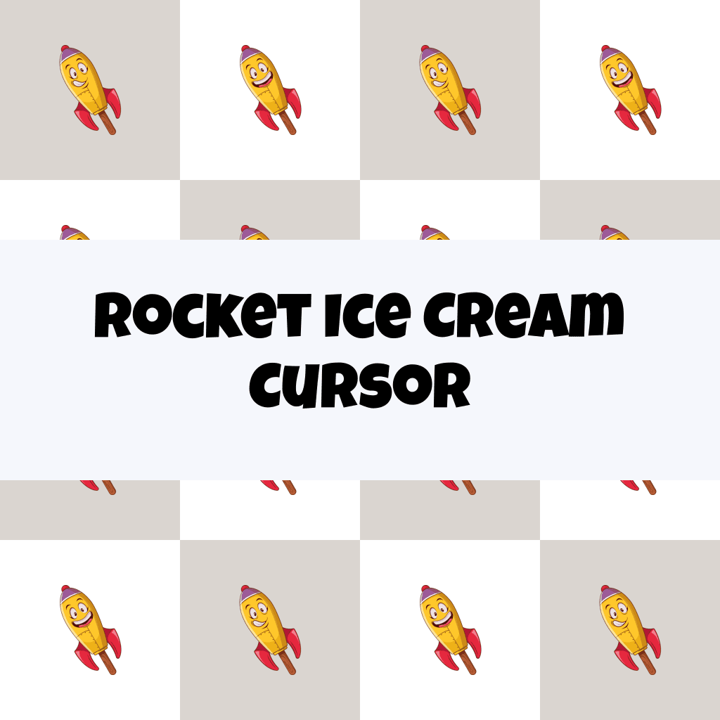 Preview Rocket Ice Cream cursor custom cursor pack